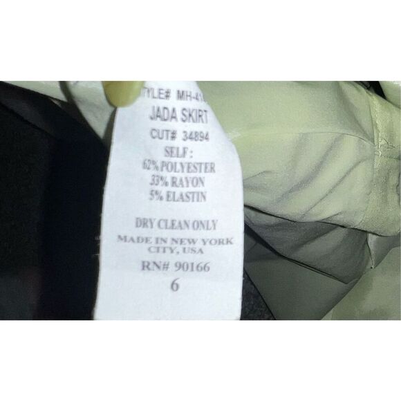 GARFIELD & MARKS jada skirt sz 6 green Coastal Coquette Mini Secretary - Picture 4 of 4